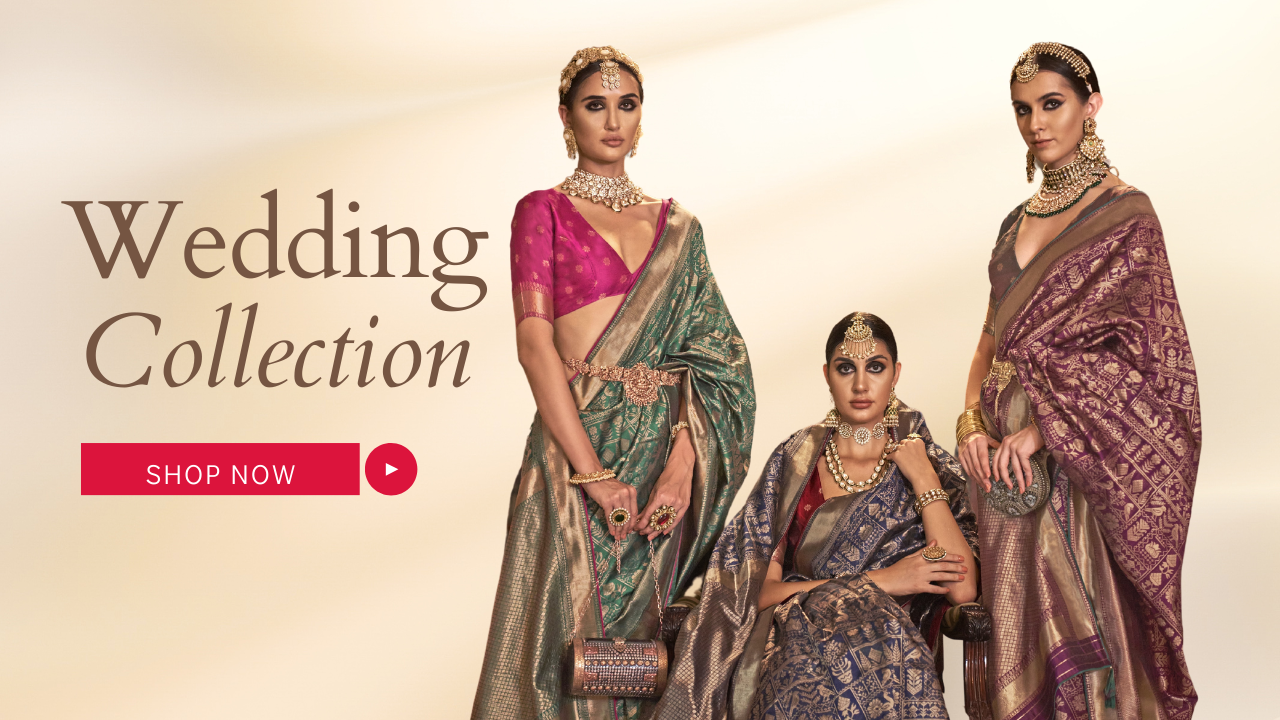 Wedding Saree Collection Banner Image - ZariButta.com