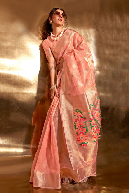 Pink Tissue Paithani Saree-ZB140537_1