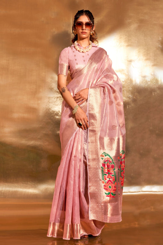 Pink Tissue Paithani Saree-ZB140541_1