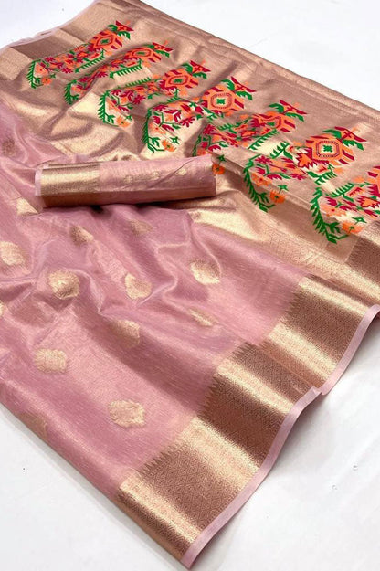 Pink Tissue Paithani Saree-ZB140541_3