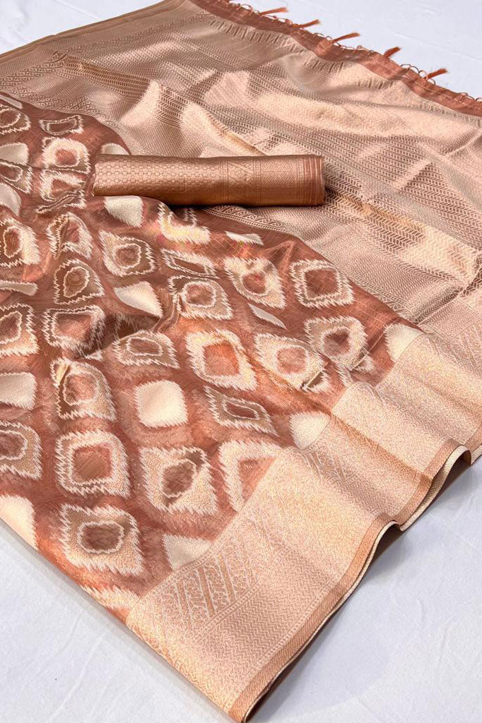 Pink Woven Tissue Saree-ZB140341_4