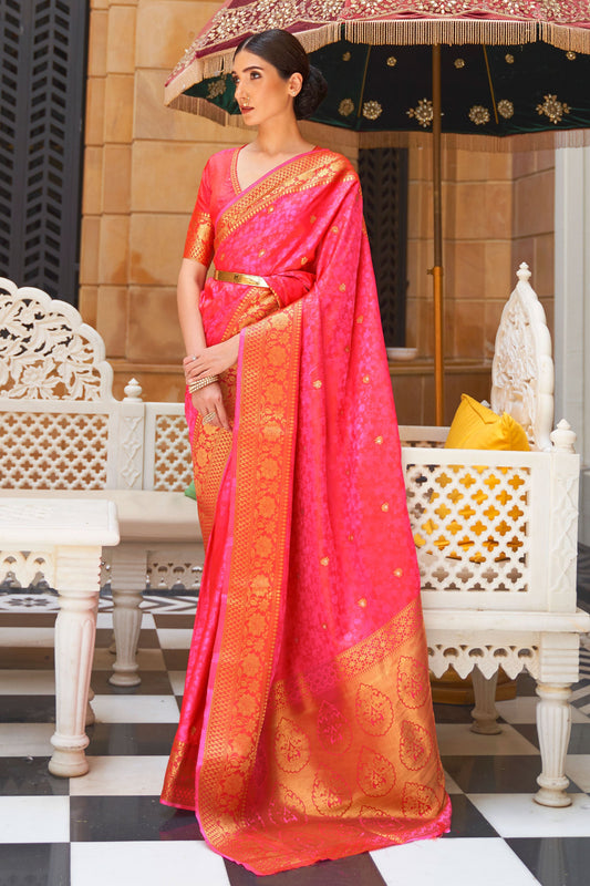 Pink Kanjivaram Silk Saree-ZB140087_1