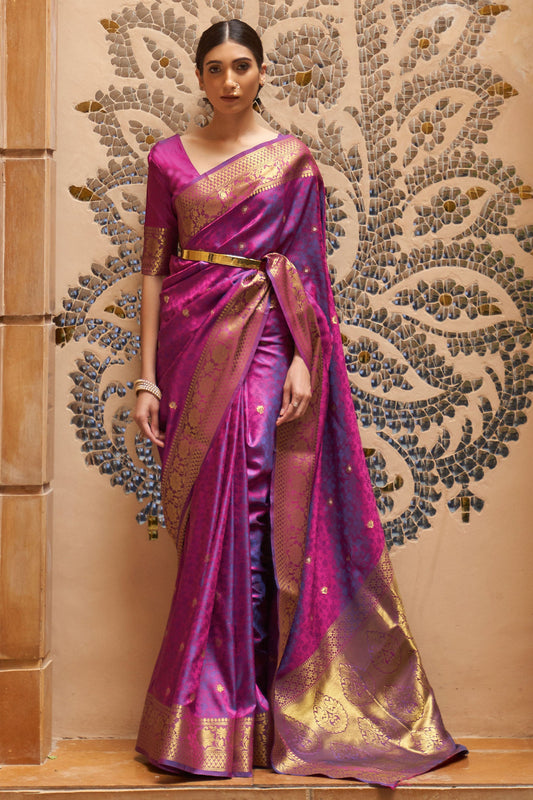 Purple Kanjivaram Silk Saree-ZB140085_1