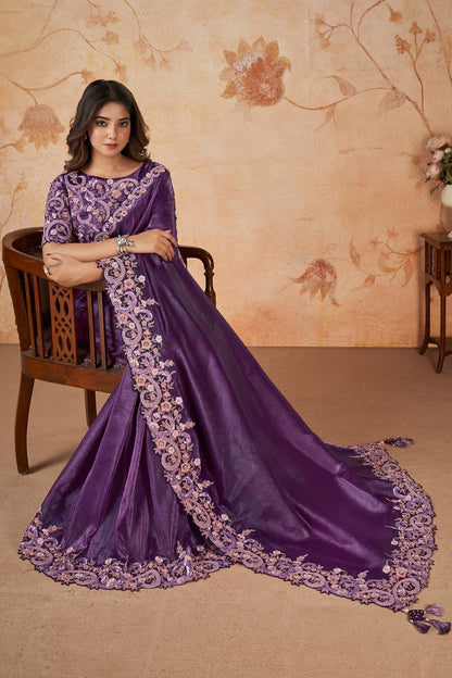 Purple Designer Silk Saree-ZB140003_2